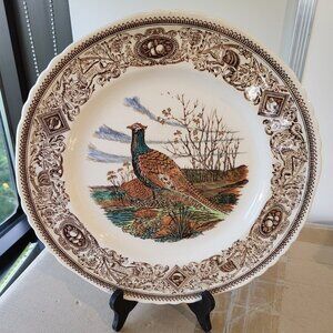 Vintage Mason’s Game Birds The Pheasant ironstone plate made in England GUC